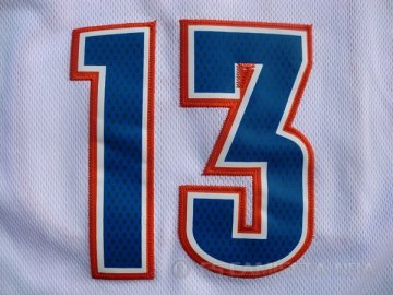 Camiseta Harden #13 Oklahoma City Thunder Blanco